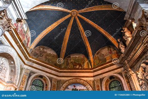 Basilica of Santa Maria Del Popolo, Rome, Italy Editorial Image - Image of barroco, religion ...