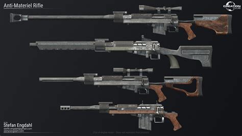 ArtStation - Anti-Materiel Rifle, Stefan Engdahl Fallout 4 Weapons, Sci ...