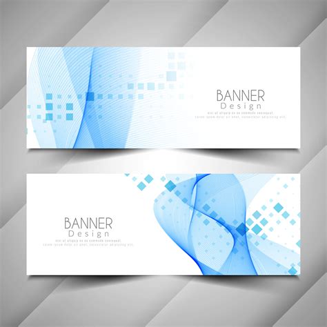 Abstract modern elegant banners design set 261102 Vector Art at Vecteezy