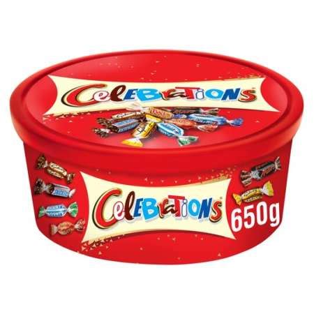 Celebrations Tub 650G (Pack of 2) - British Chocolate Factory