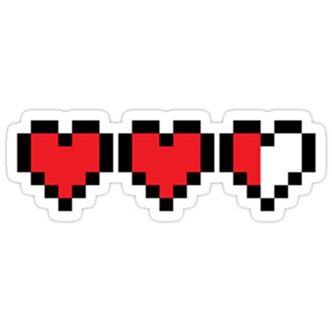 "Zelda Heart Container" Stickers by von-bats | Redbubble