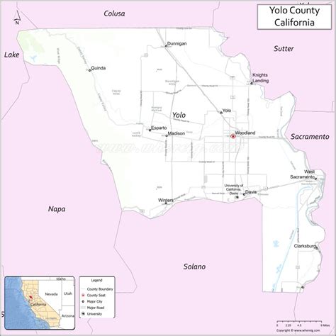 Yolo County Map Hi Res Stock Photography And Images A - vrogue.co