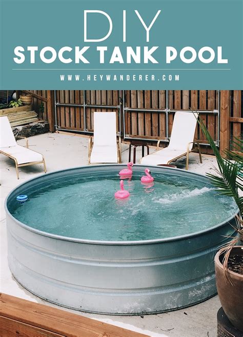 Hot Tub DIY From A Stock Tank Pool | Stock tank pool, Tank pool, Stock ...