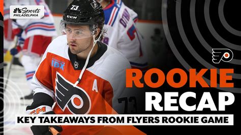 Key takeaways after Flyers take the ice in rookie game vs. Rangers ...