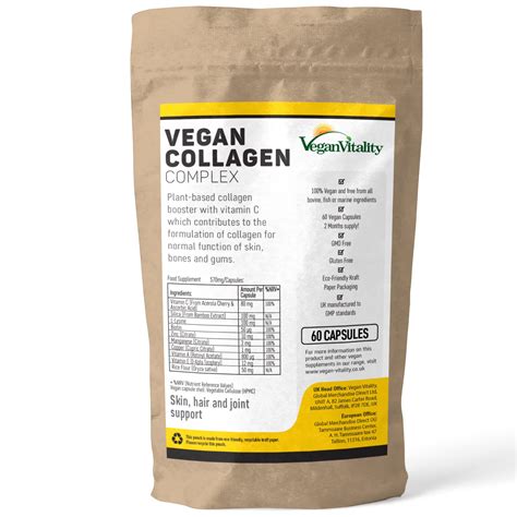 Buy Vegan Collagen Supplements with Biotin for Hair, Skin, Nails ...