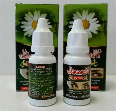 2x Chamomile Herbal Eye drops Gotas Manzanilla 15mL