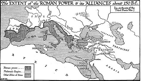 The Extent of Roman Power on the Eve of the Third Punic War