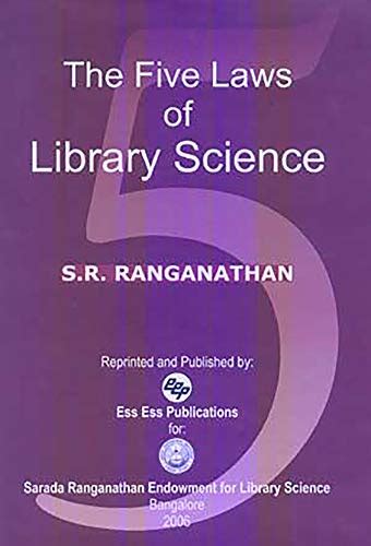 The Five Laws of Library Science S R Ranganathan - AbeBooks