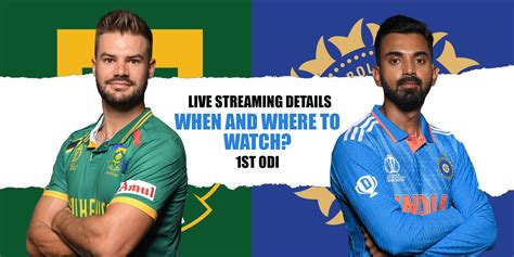 IND vs SA: Live streaming details, when and where to watch 1st ODI of India’s tour of South ...