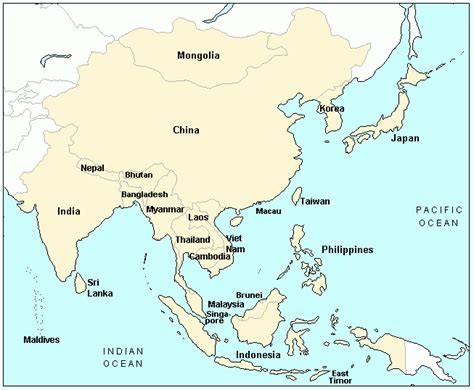 Map of Ancient Far East and also Asia Major and East Asia