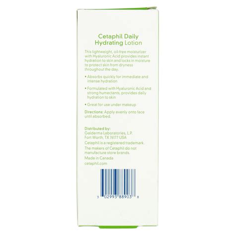 Cetaphil Daily Hydrating Lotion Dry to Extra Dry Skin 3 Fl Oz Vitamin Deck