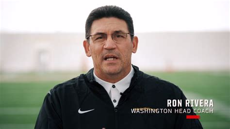 Washington Football Team head coach Ron Rivera encourages citizens to register to vote