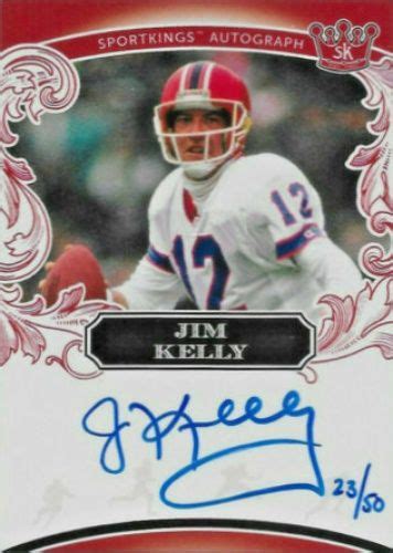 2018 Panini Jim Kelly Football autographed trading card | Jim kelly ...