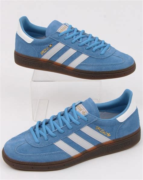 Adidas Spezial Trainers Light Blue, Sky,White,Handball,retro,3 stripes