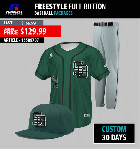 Baseball Uniform Packages | Custom Jerseys & Uniforms | Create Your Own ...