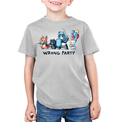 Wrong Party | Funny, cute & nerdy t-shirts - TeeTurtle