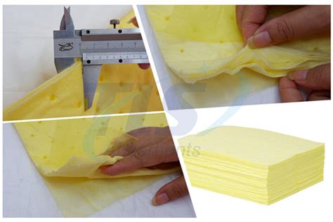 5mm Yellow Chemical Spill Absorbent Pads For Marine from China manufacturer - TLS Absorbents