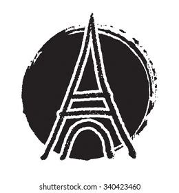 Freehand Sketch Illustration Pray Eiffel Tower Stock Vector (Royalty Free) 340423460 | Shutterstock