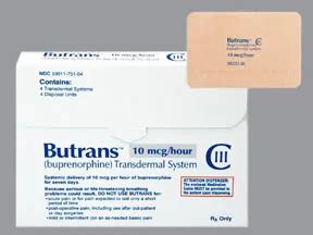 Butrans Transdermal: Uses, Side Effects, Interactions, Pictures, Warnings & Dosing - WebMD