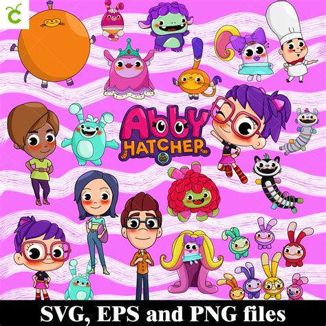 Abby Hatcher Clipart Abby Hatcher SVG Bundle Clip Art - Etsy UK