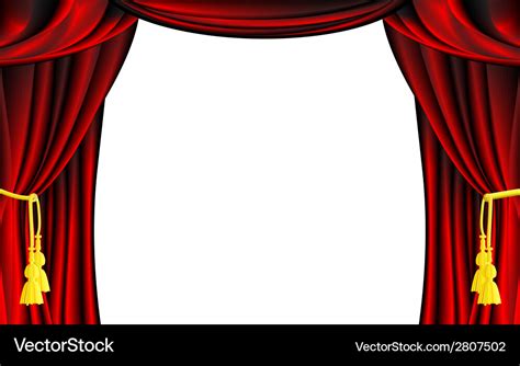 Theater curtain Royalty Free Vector Image - VectorStock