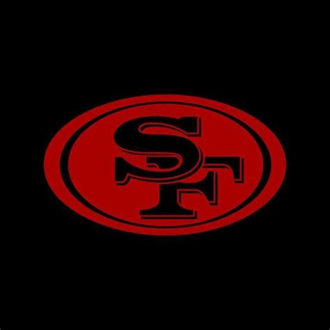 Free Download San Francisco 49ers Logo Wallpaper 2017 - Black San Francisco 49ers Logo - 720x720 ...