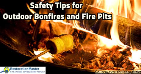 Safety Tips for Outdoor Bonfires and Fire Pits