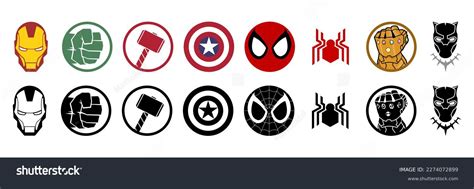 Superhero Logos Marvel