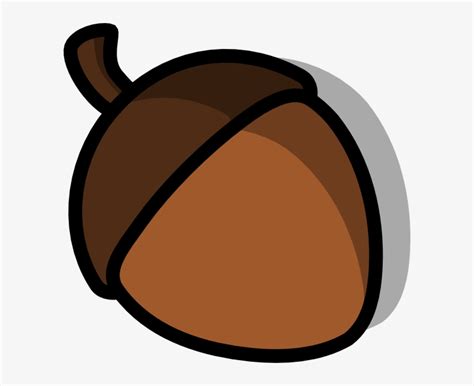 Acorn Clipart Cartoon - Squirrel Nut Clipart - Free Transparent PNG Download - PNGkey