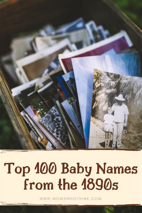 Top 100 Baby Names for the 1890s | Top 100 baby names, Baby names, Popular baby names