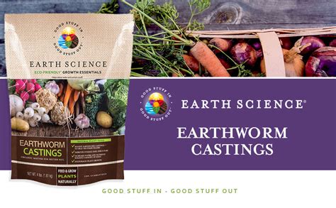 Amazon.com: Earth Science – Earthworm Castings – Premium Plant ...