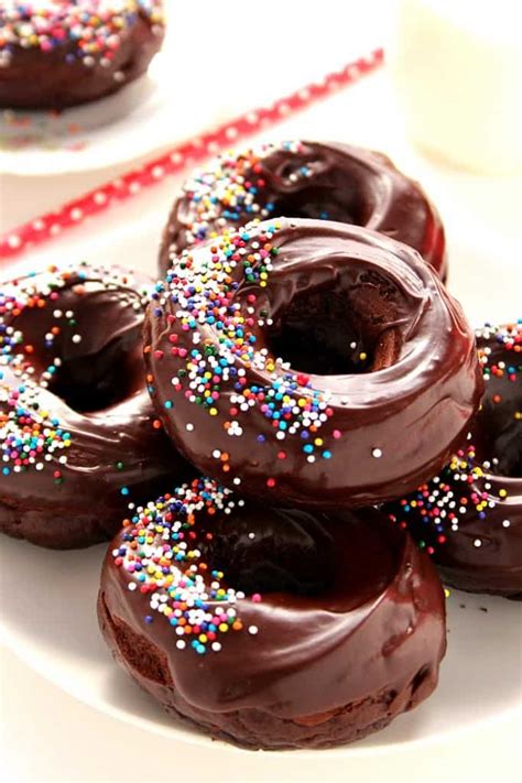 Glazed Chocolate Donuts Recipe - Crunchy Creamy Sweet