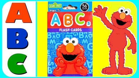 3 Sesame Street Flash Card Beginning Words Numbers Alphabet ABC Learning Kid Fun Learning ...