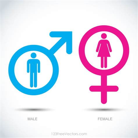 Male and Female Icons Free Vector by 123freevectors on DeviantArt