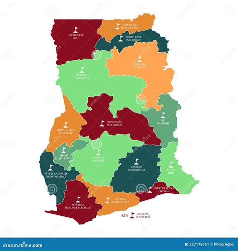 Hasta Bajo mandato río map of ghana regions Ese Melodramático Feudal