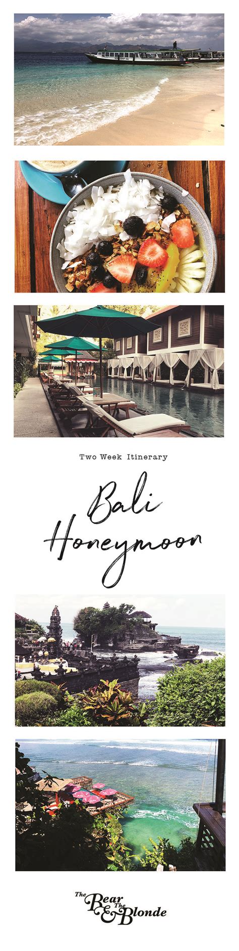 BALI TWO-WEEK HONEYMOON ITINERARY | Bali honeymoon, Cool places to ...