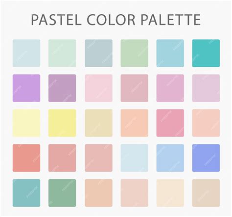 Premium Vector | Pastel colors