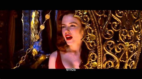 Moulin Rouge - Nicole Kidman singing "One Day I'll Fly Away" with ...