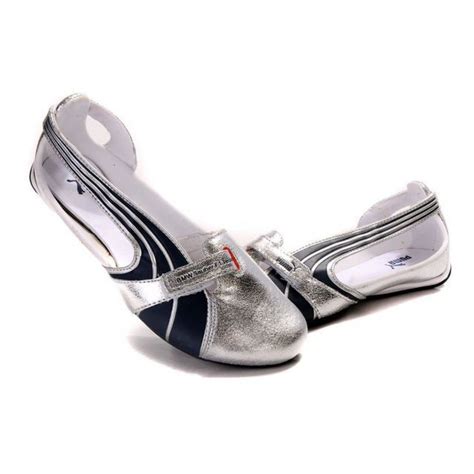 Puma Espera II Ballerina Flats Womens Sandals - Silver/Black on sale - PUMA Shoes Womens PUMA ...