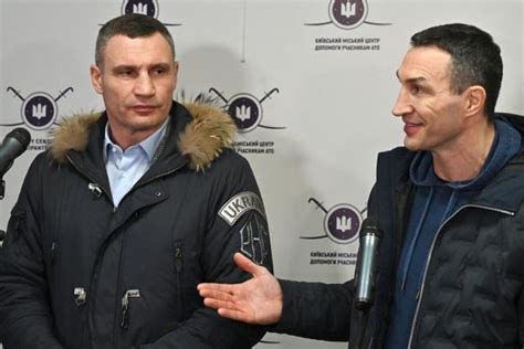 Klitschko brothers heroically proving they'd die for their beliefs