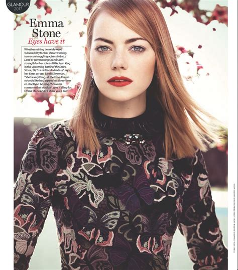 Emma Stone - Who Magazine Glamour Issue 2017