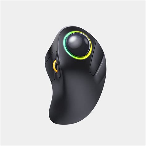 ProtoArc® EM03 Ergonomic Wireless Bluetooth RGB Trackball Mouse