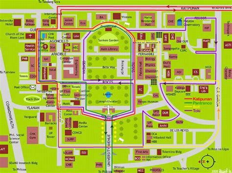 Galaxy Defenders Stay Forever: UP Diliman map & jeepney routes