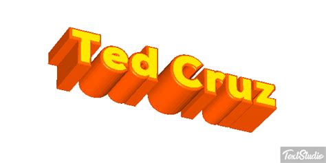 Ted Cruz Celebrity Animated GIF Logo Designs