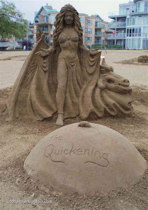 CoolFunClub：砂の彫刻 Sand Sculptures, Sculpture Art, Sand Art, Sand Castle ...