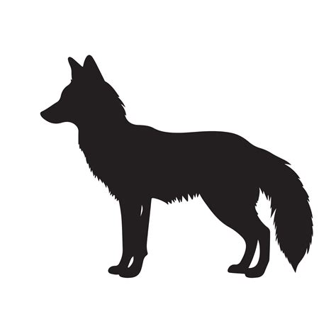 fox silhouette Vector 29193095 Vector Art at Vecteezy