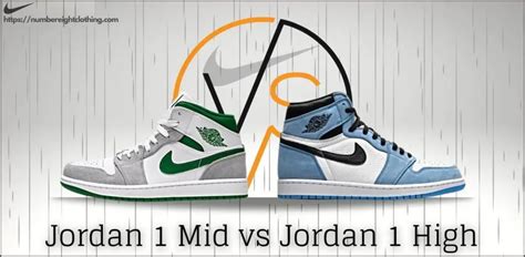 Jordan 1 Mid vs High (Key Differences)