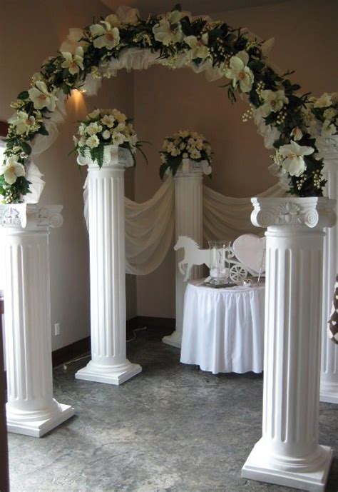 Wedding Pillars, Wedding Candles, Wedding Lights, Wedding Arch, Purple ...