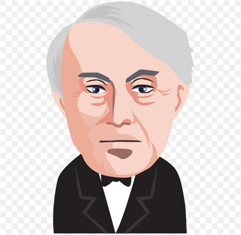 Thomas Edison Clip Art, PNG, 513x800px, Thomas Edison, Art, Cartoon, Cheek, Chin Download Free