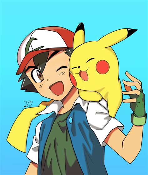 Ash and Pikachu Marc Surban - Illustrations ART street